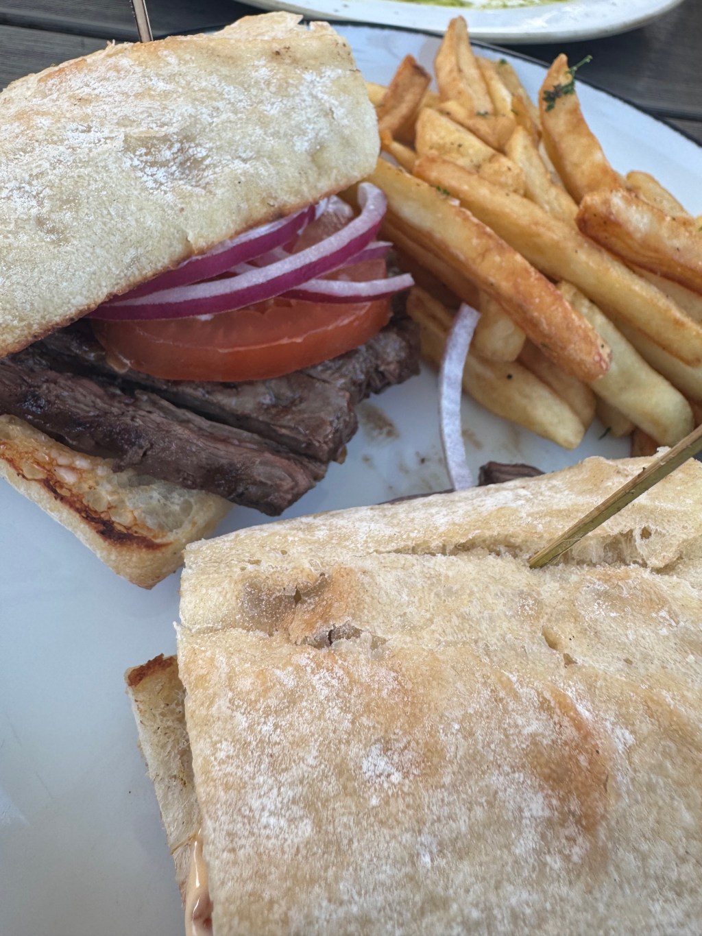 Unforgettable Skirt Steak Sandwich at Gaucho&nbsp;Beach